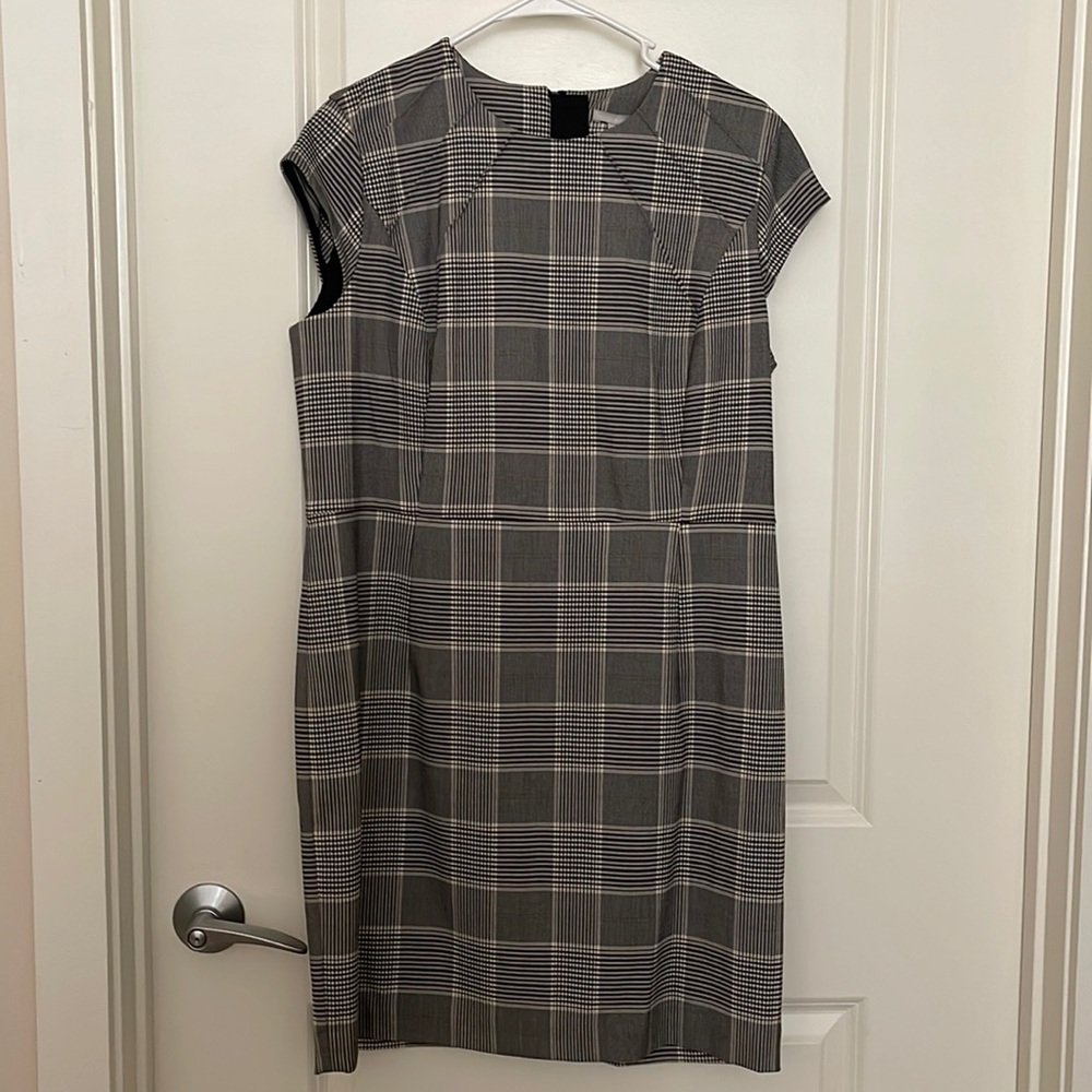 Brand new plaid work dress.